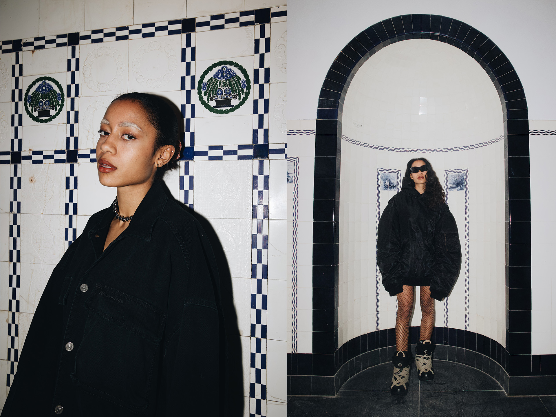 Lokacje filmowe Messalka Events - ekipa filmowa na planie w zabytkowej łaźni, Warszawa